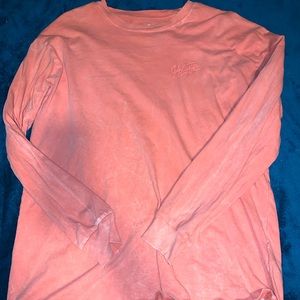 2 for 22! Hollister Acid Wash Coral Shirt